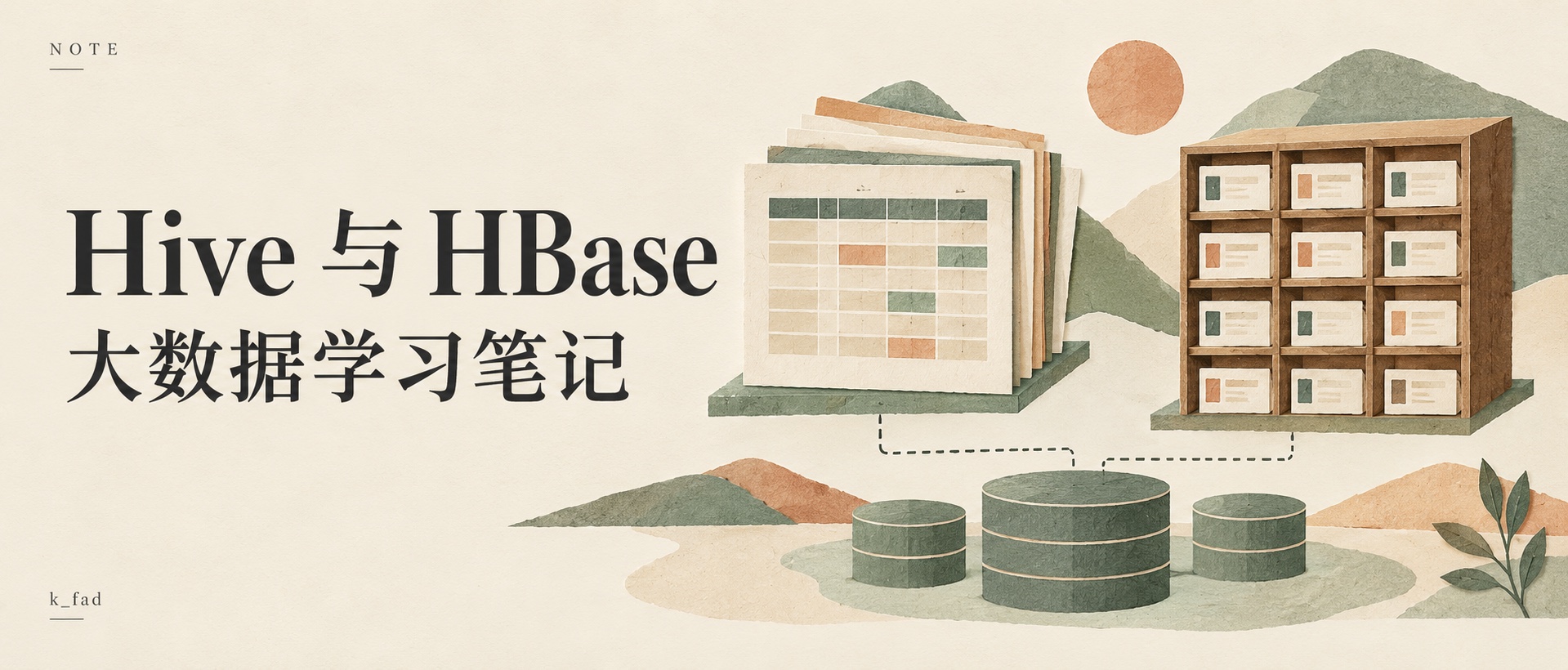 hive 与 hbase 封面